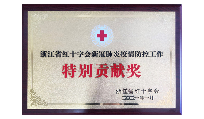 浙江省红十字会授予AYX.COM-爱游戏（中国）“新冠疫情防控特别贡献奖”